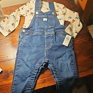 Classic Blue Kids Overalls
